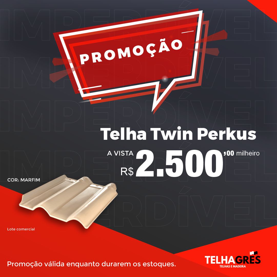 Telha Twin Perkus Marfim Telhagres Telhas Em Curitiba